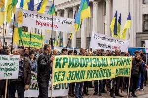 Аграрії вийшли з плакатами проти «Мрії» 