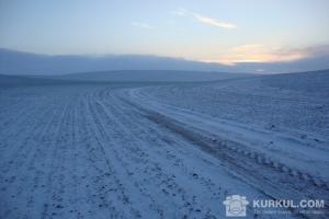 Поле, вкрите снігом