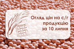 Огляд цін на с/г продукцію станом на 10 липня