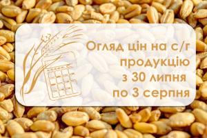 Пшениця та ячмінь дорожчають — огляд цін на с/г продукцію за тиждень