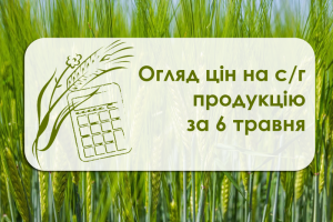 Огляд цін на с/г продукцію за 6 травня