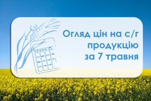 Вартість зернових у портах знижується — огляд цін на с/г продукцію за 7 травня