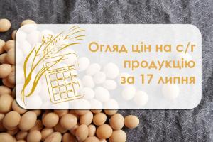 Ціна ріпаку знижується другий день поспіль — огляд цін на с/г продукцію за 17 липня 