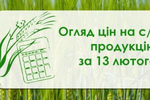 Ячмінь та кукурудза дешевшають — огляд цін на с/г продукцію за 13 лютого