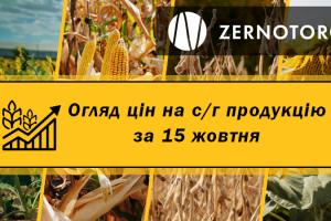 В Україні дорожчають соя та кукурудза — огляд цін за 15 жовтня від Zernotorg.ua