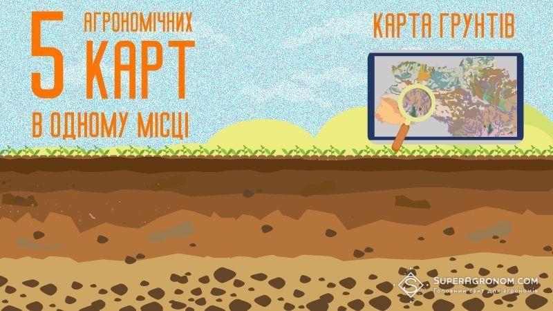 Карта ґрунтів на SuperAgronom.com