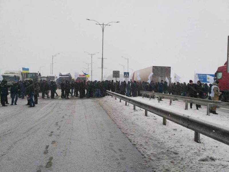 Протест аграріїв в Умані