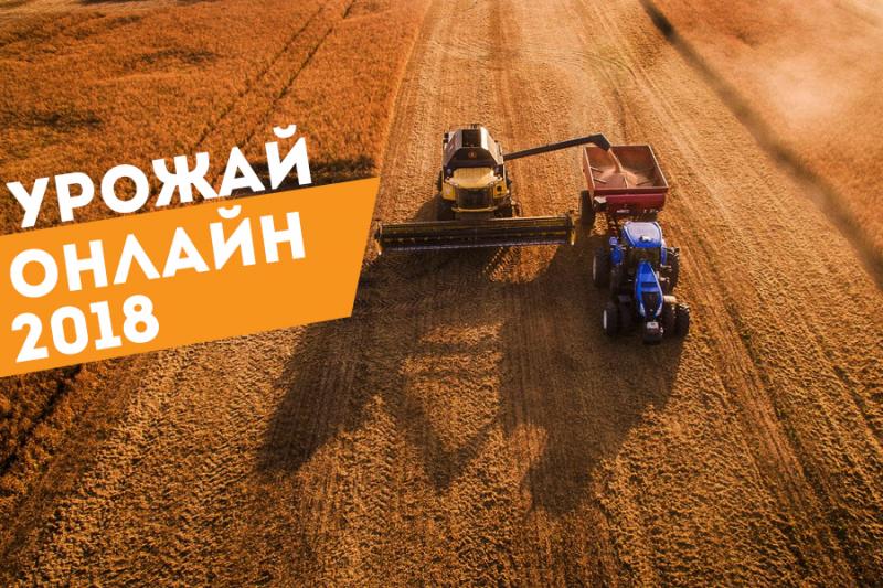 Жнива ранніх зернових перетнули «екватор» — Урожай Онлайн 2018