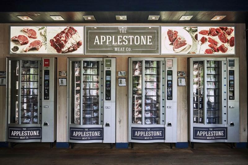 Вендингові автомати Applestone Meat Co. для продажу м'яса