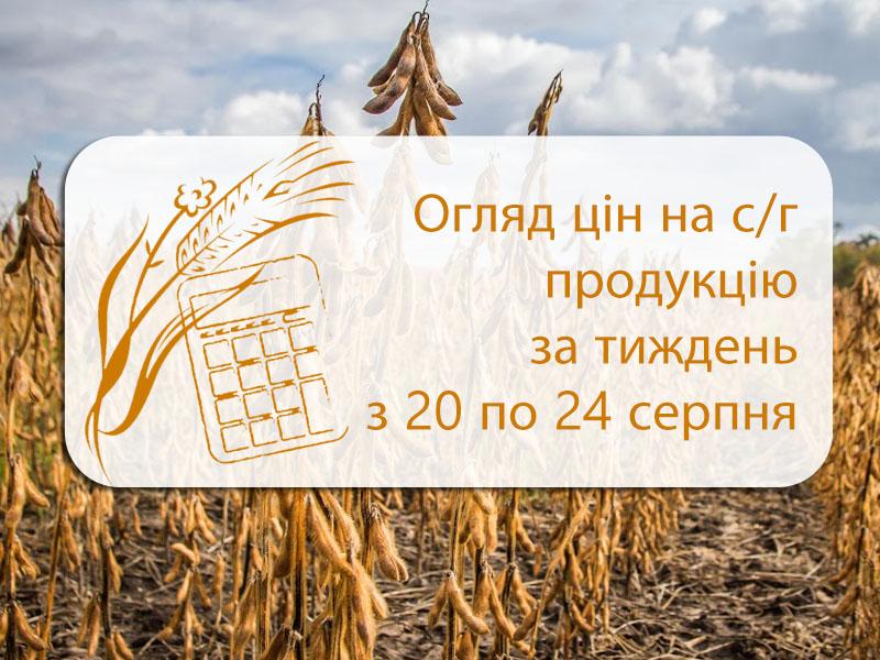 Огляд цін на с/г продукцію за тиждень