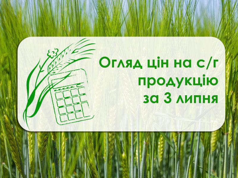 Зернові подорожчали, ріпак знизився в ціні — огляд цін на с/г продукцію за 3 липня 