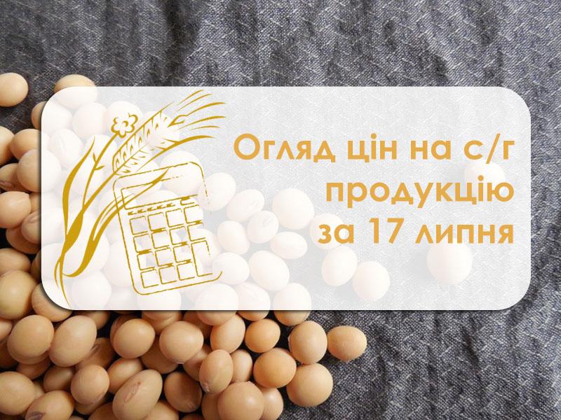 Ціна ріпаку знижується другий день поспіль — огляд цін на с/г продукцію за 17 липня 