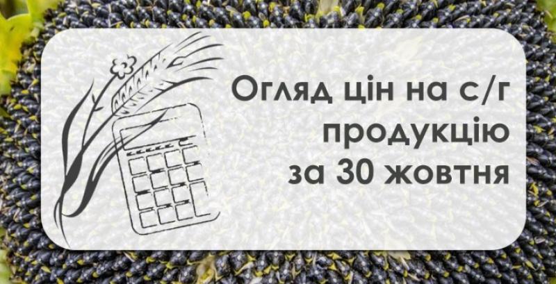 Ячмінь та кукурудза подорожчали — огляд цін на с/г продукцію за 30 жовтня