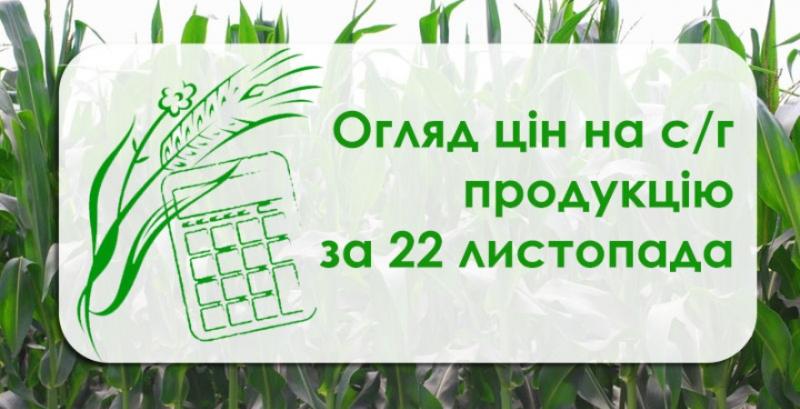 Соя подорожчала, ячмінь подешевшав — огляд цін на с/г продукцію за 22 листопада