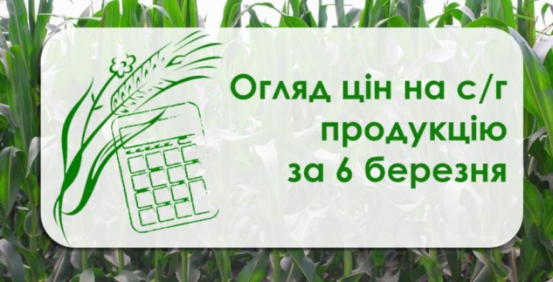 Ріпак та соя подорожчали — огляд цін на с/г продукцію за 6 березня