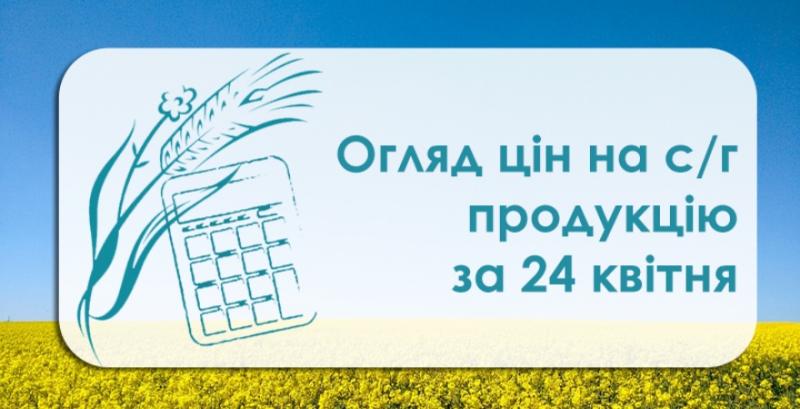 Ячмінь та кукурудза подешевшали — огляд цін на с/г продукцію за 24 квітня