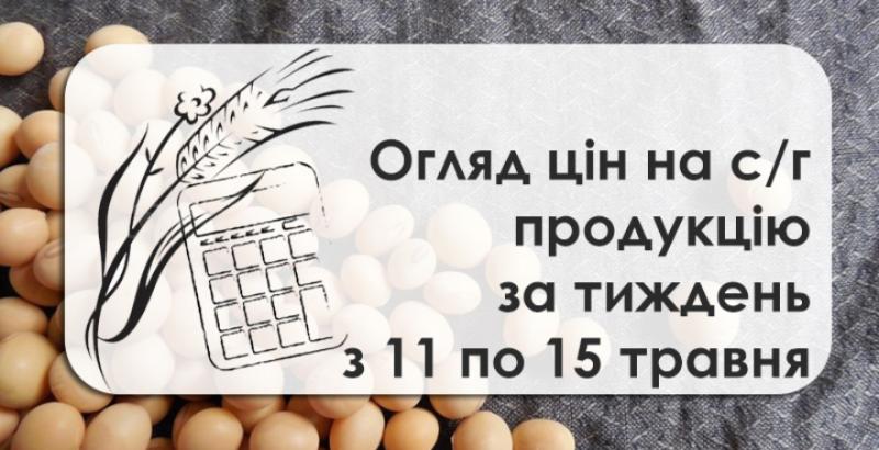 Як змінились ціни на зернові та олійні — огляд за тиждень з 11 по 15 травня 