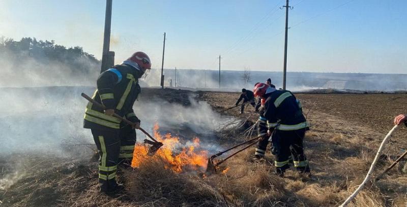 Пожежа сільгоспугіддя